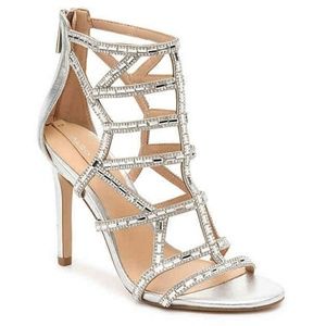 Aldo Silver Bling Heels